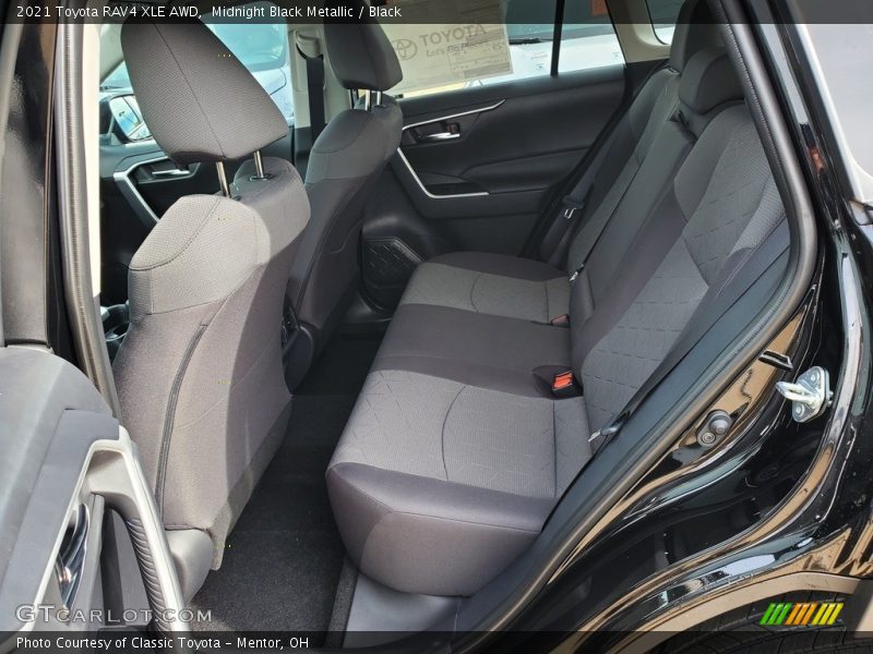 Midnight Black Metallic / Black 2021 Toyota RAV4 XLE AWD