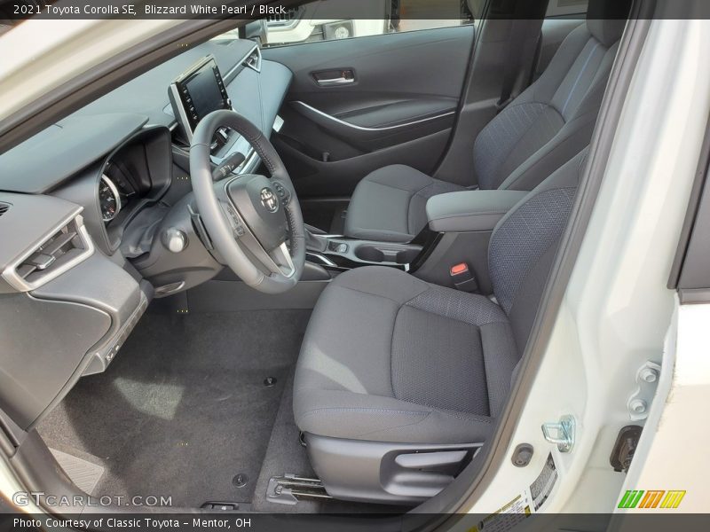  2021 Corolla SE Black Interior