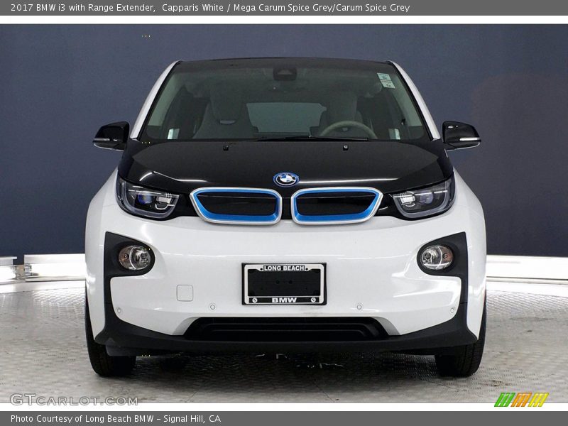 Capparis White / Mega Carum Spice Grey/Carum Spice Grey 2017 BMW i3 with Range Extender