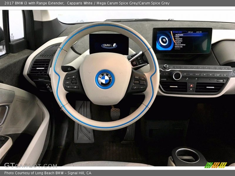 Capparis White / Mega Carum Spice Grey/Carum Spice Grey 2017 BMW i3 with Range Extender