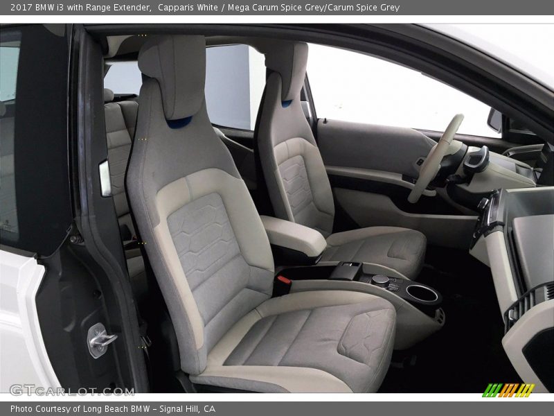 Capparis White / Mega Carum Spice Grey/Carum Spice Grey 2017 BMW i3 with Range Extender