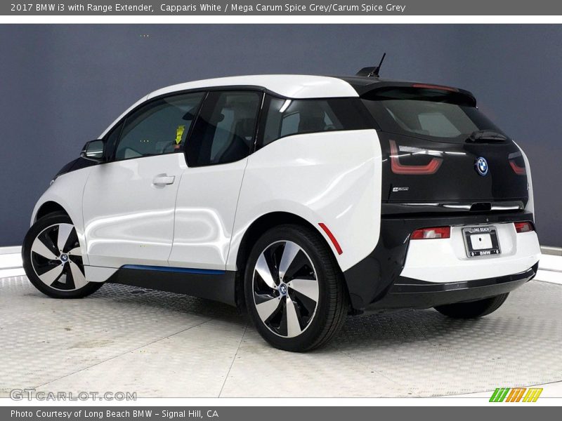 Capparis White / Mega Carum Spice Grey/Carum Spice Grey 2017 BMW i3 with Range Extender