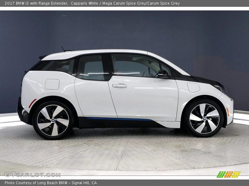 Capparis White / Mega Carum Spice Grey/Carum Spice Grey 2017 BMW i3 with Range Extender