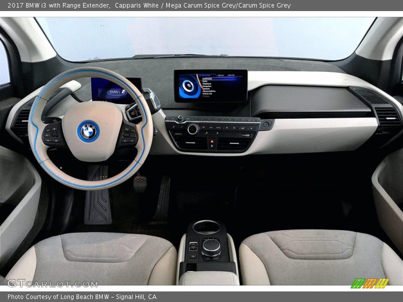 Capparis White / Mega Carum Spice Grey/Carum Spice Grey 2017 BMW i3 with Range Extender