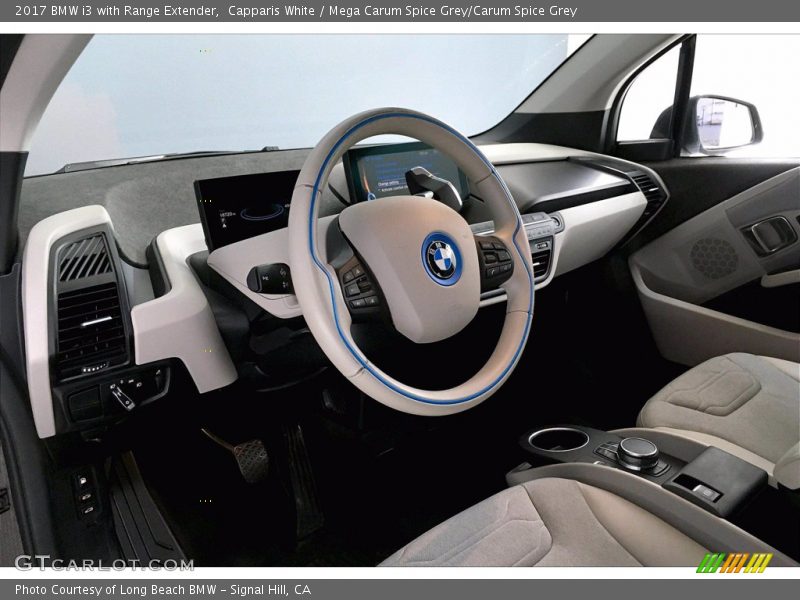 Capparis White / Mega Carum Spice Grey/Carum Spice Grey 2017 BMW i3 with Range Extender