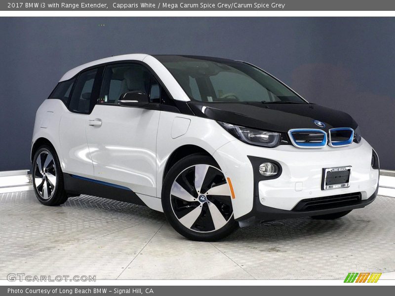 Capparis White / Mega Carum Spice Grey/Carum Spice Grey 2017 BMW i3 with Range Extender