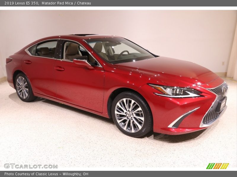 Matador Red Mica / Chateau 2019 Lexus ES 350