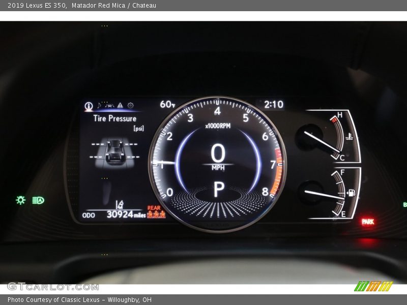 Matador Red Mica / Chateau 2019 Lexus ES 350