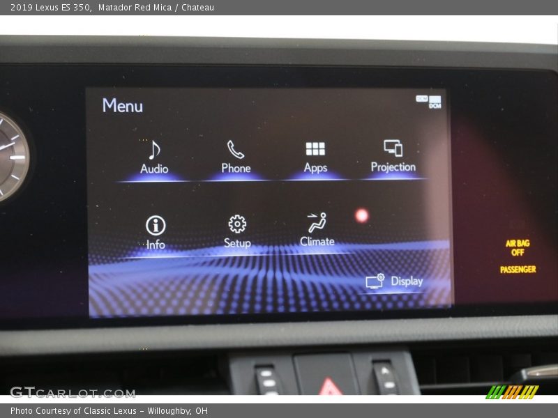 Matador Red Mica / Chateau 2019 Lexus ES 350