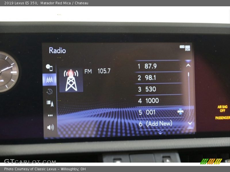 Matador Red Mica / Chateau 2019 Lexus ES 350