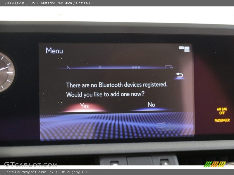 Matador Red Mica / Chateau 2019 Lexus ES 350