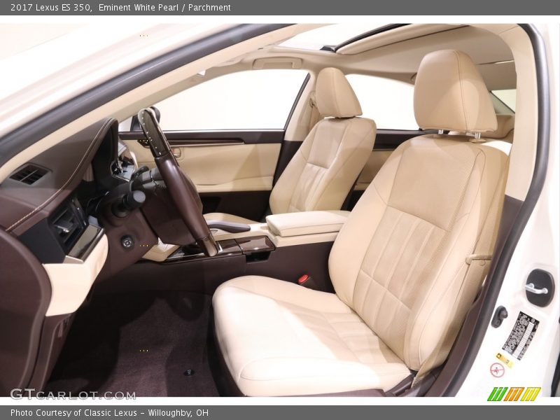 Eminent White Pearl / Parchment 2017 Lexus ES 350