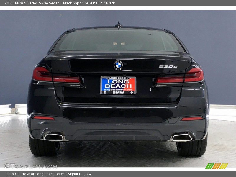 Black Sapphire Metallic / Black 2021 BMW 5 Series 530e Sedan