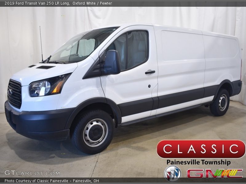 Oxford White / Pewter 2019 Ford Transit Van 250 LR Long