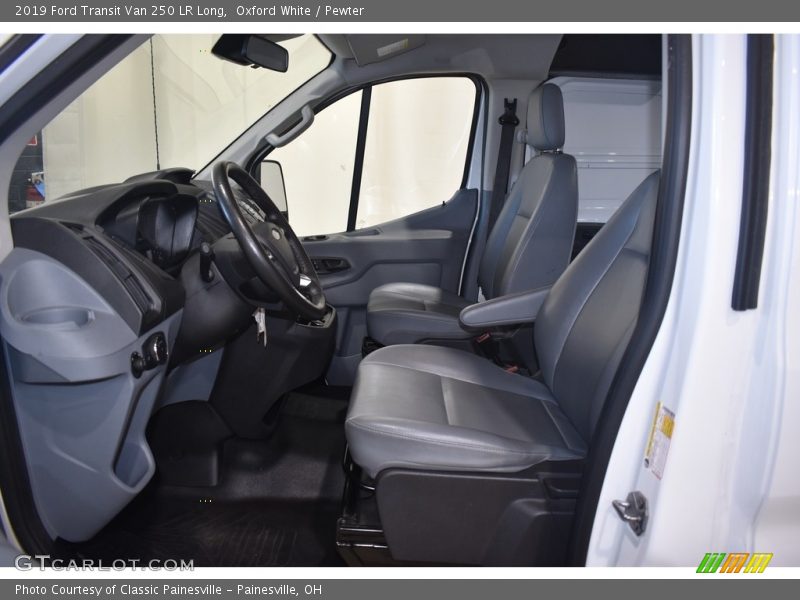 Oxford White / Pewter 2019 Ford Transit Van 250 LR Long