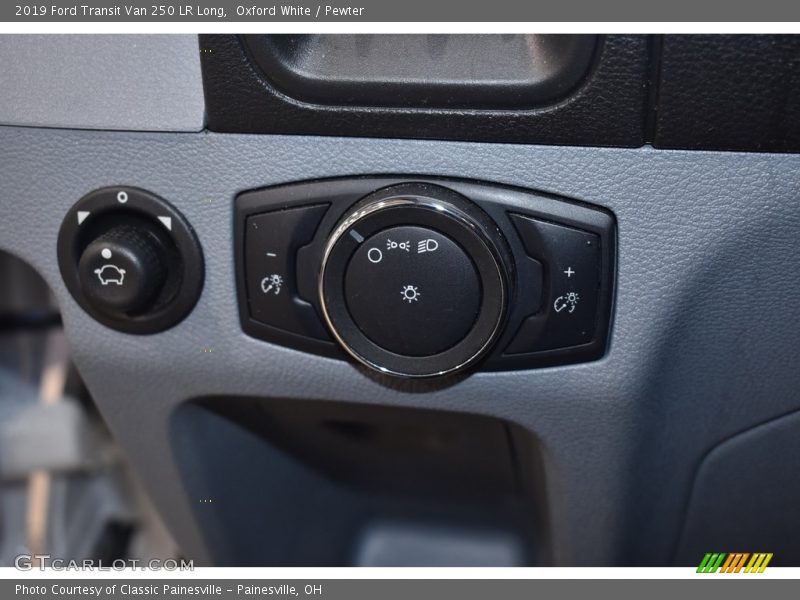 Oxford White / Pewter 2019 Ford Transit Van 250 LR Long