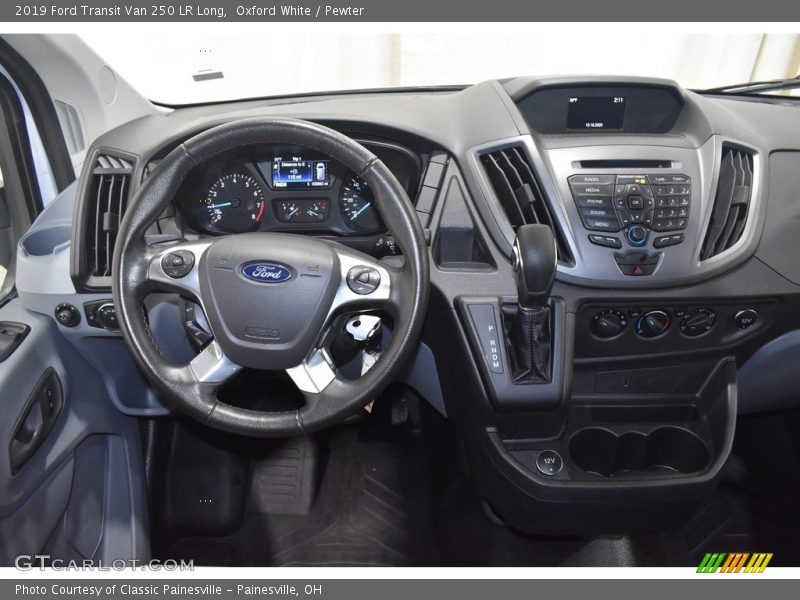 Oxford White / Pewter 2019 Ford Transit Van 250 LR Long
