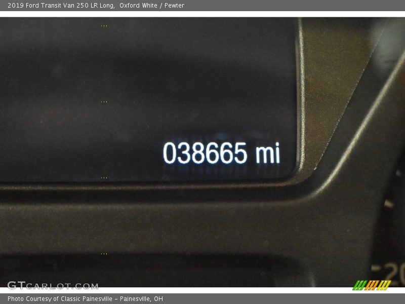 Oxford White / Pewter 2019 Ford Transit Van 250 LR Long