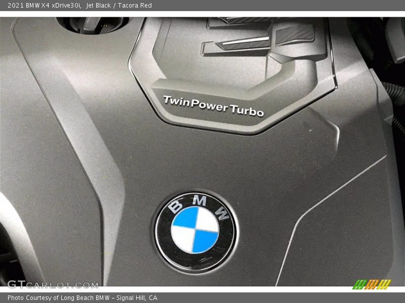 Jet Black / Tacora Red 2021 BMW X4 xDrive30i