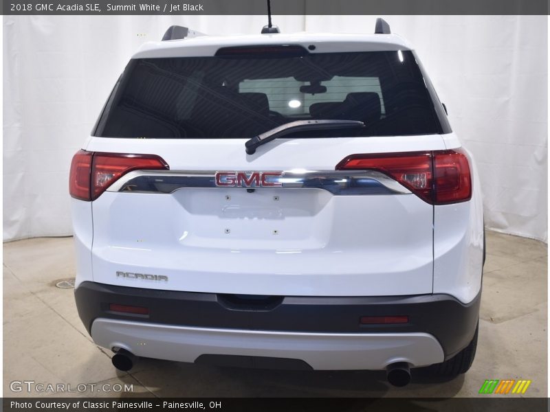 Summit White / Jet Black 2018 GMC Acadia SLE