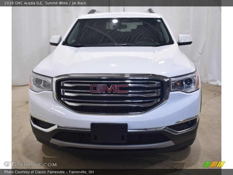 Summit White / Jet Black 2018 GMC Acadia SLE