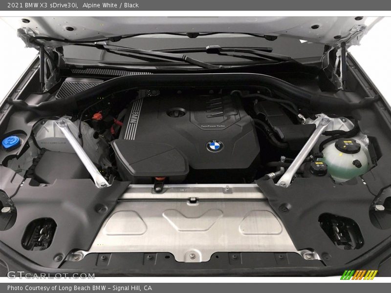 Alpine White / Black 2021 BMW X3 sDrive30i