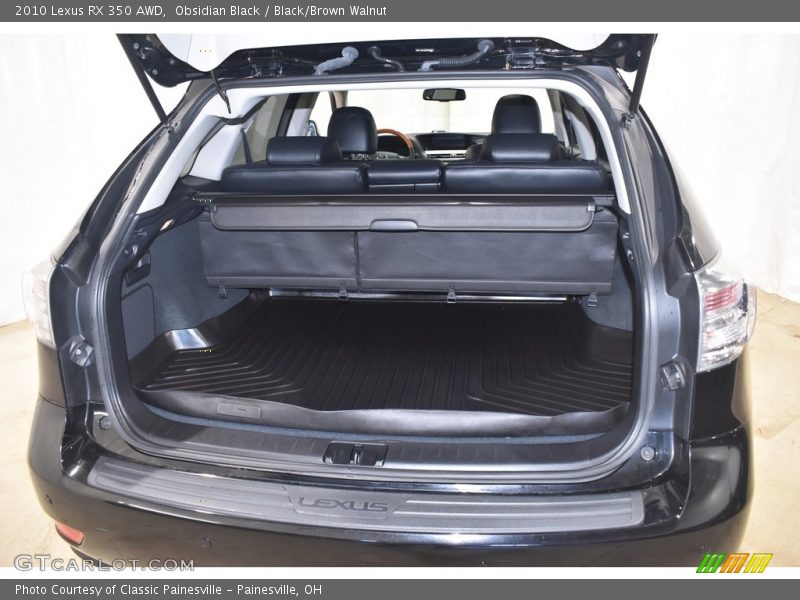 Obsidian Black / Black/Brown Walnut 2010 Lexus RX 350 AWD