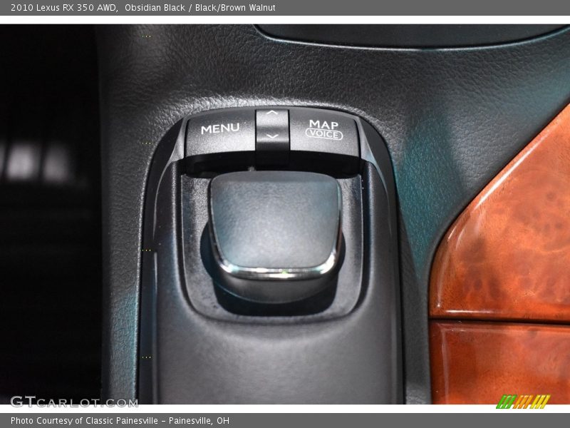 Obsidian Black / Black/Brown Walnut 2010 Lexus RX 350 AWD