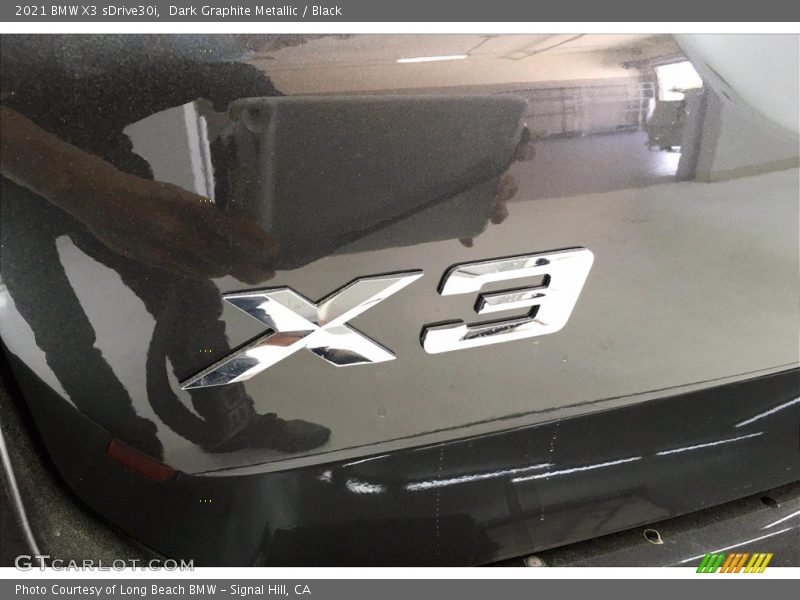 Dark Graphite Metallic / Black 2021 BMW X3 sDrive30i