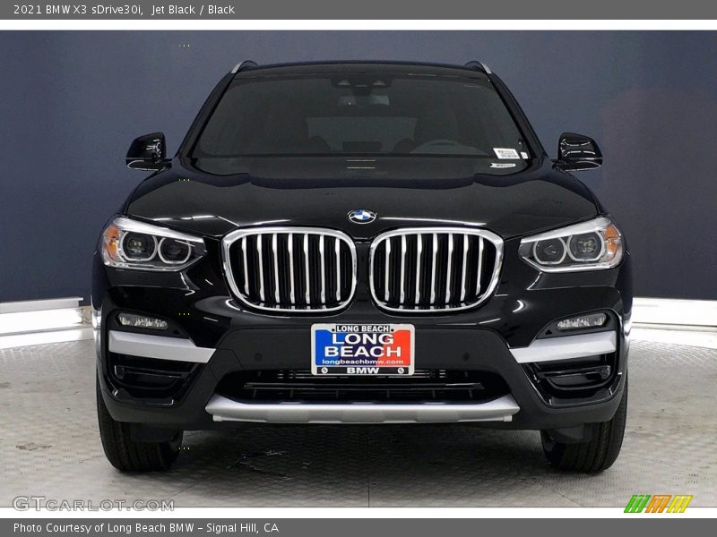 Jet Black / Black 2021 BMW X3 sDrive30i
