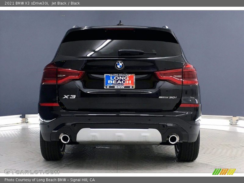 Jet Black / Black 2021 BMW X3 sDrive30i