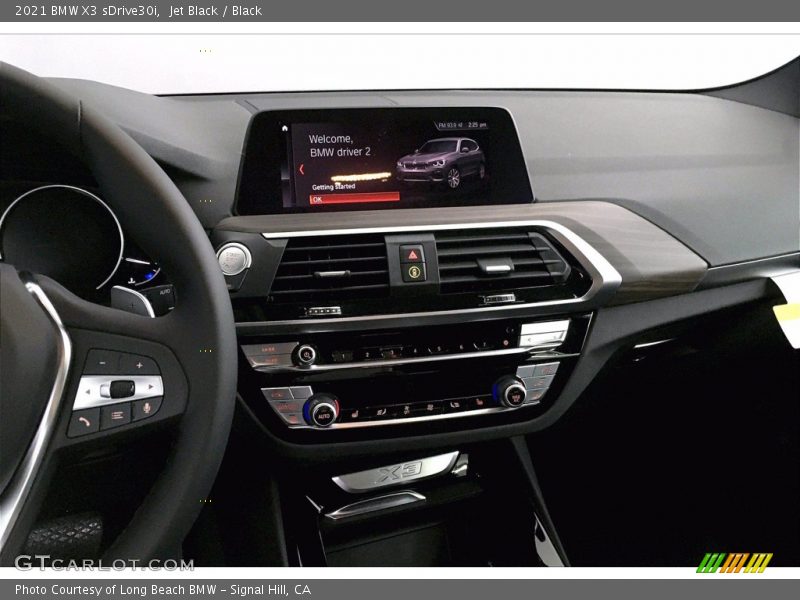 Jet Black / Black 2021 BMW X3 sDrive30i