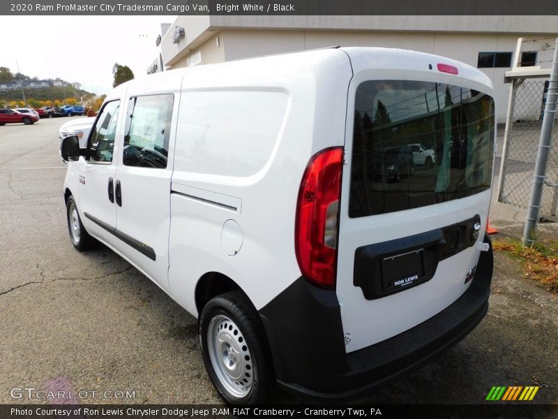 Bright White / Black 2020 Ram ProMaster City Tradesman Cargo Van