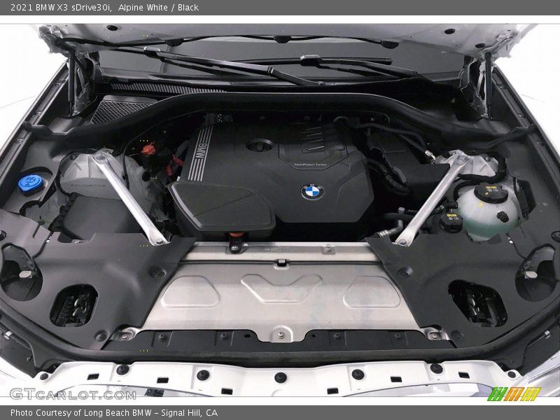 Alpine White / Black 2021 BMW X3 sDrive30i