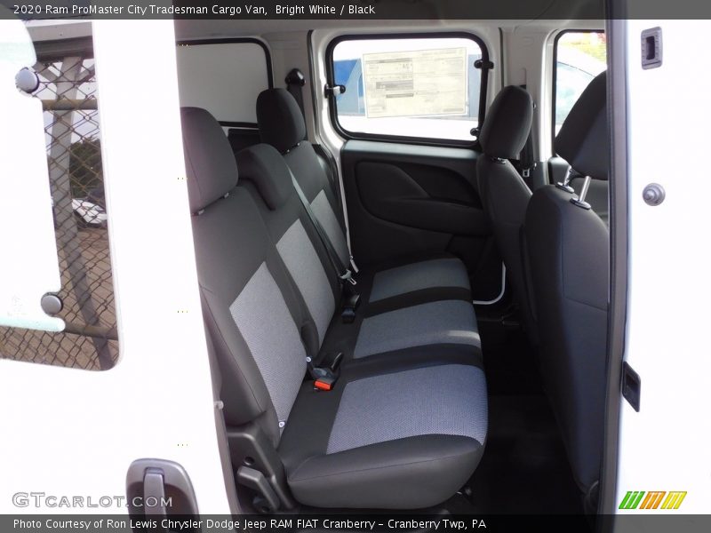 Rear Seat of 2020 ProMaster City Tradesman Cargo Van