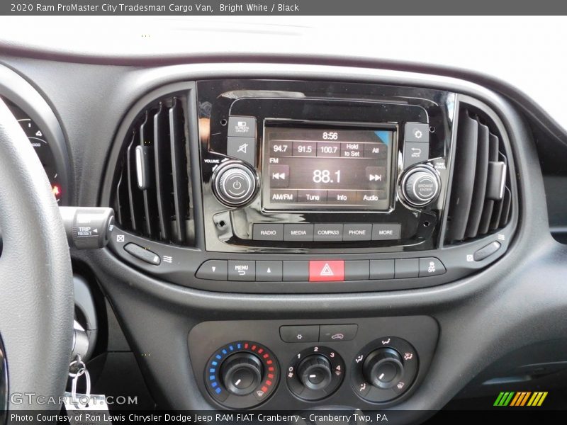 Controls of 2020 ProMaster City Tradesman Cargo Van