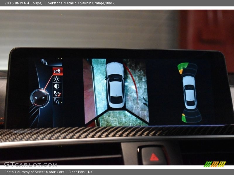 Silverstone Metallic / Sakhir Orange/Black 2016 BMW M4 Coupe