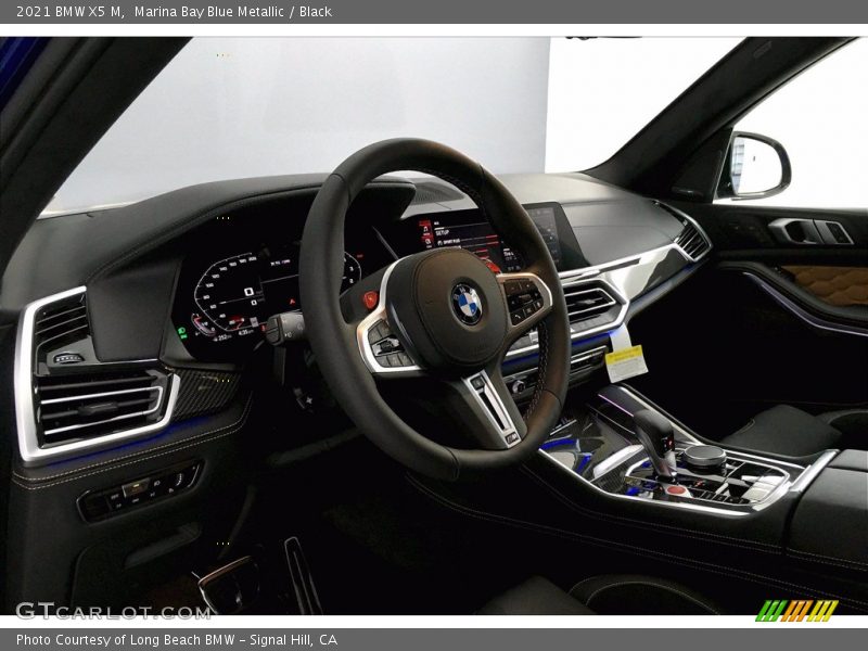 Marina Bay Blue Metallic / Black 2021 BMW X5 M