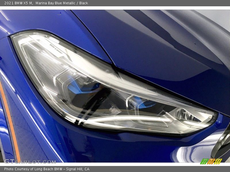 Marina Bay Blue Metallic / Black 2021 BMW X5 M