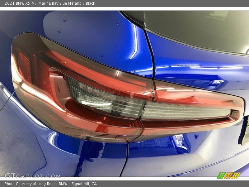 Marina Bay Blue Metallic / Black 2021 BMW X5 M
