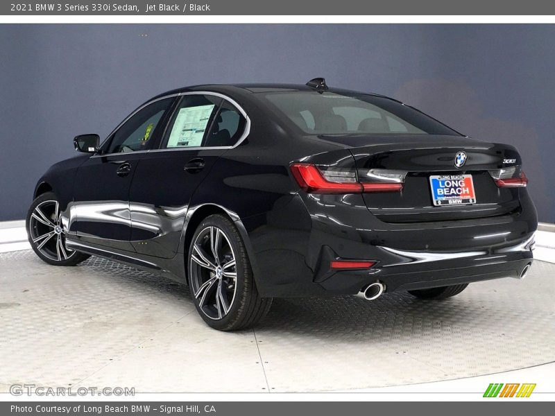 Jet Black / Black 2021 BMW 3 Series 330i Sedan