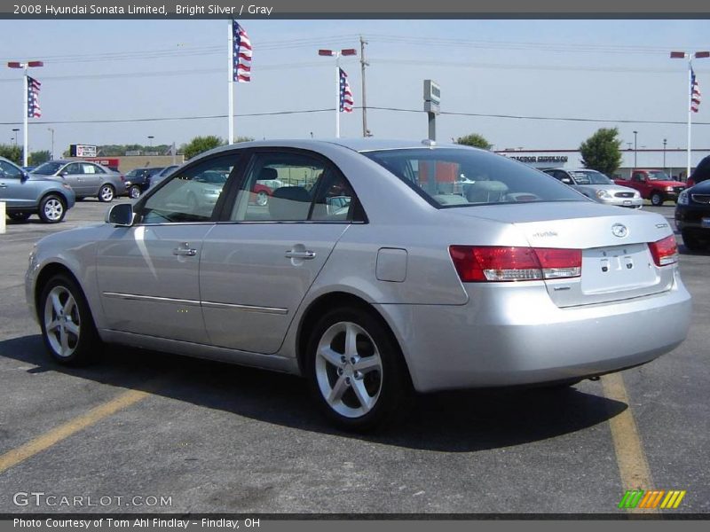 Bright Silver / Gray 2008 Hyundai Sonata Limited