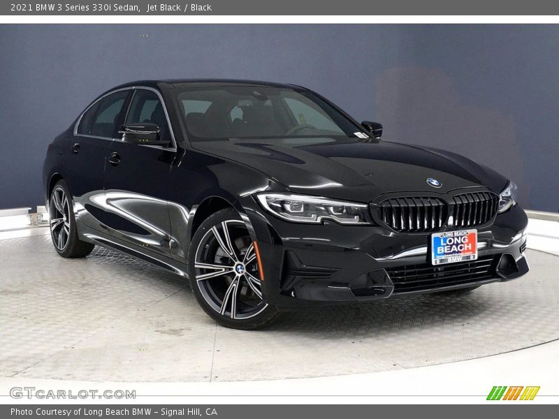 Jet Black / Black 2021 BMW 3 Series 330i Sedan