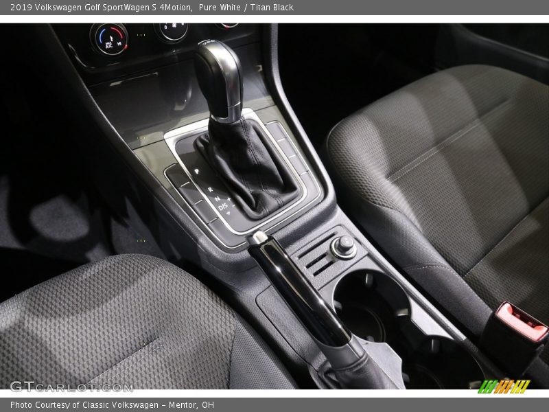 Pure White / Titan Black 2019 Volkswagen Golf SportWagen S 4Motion