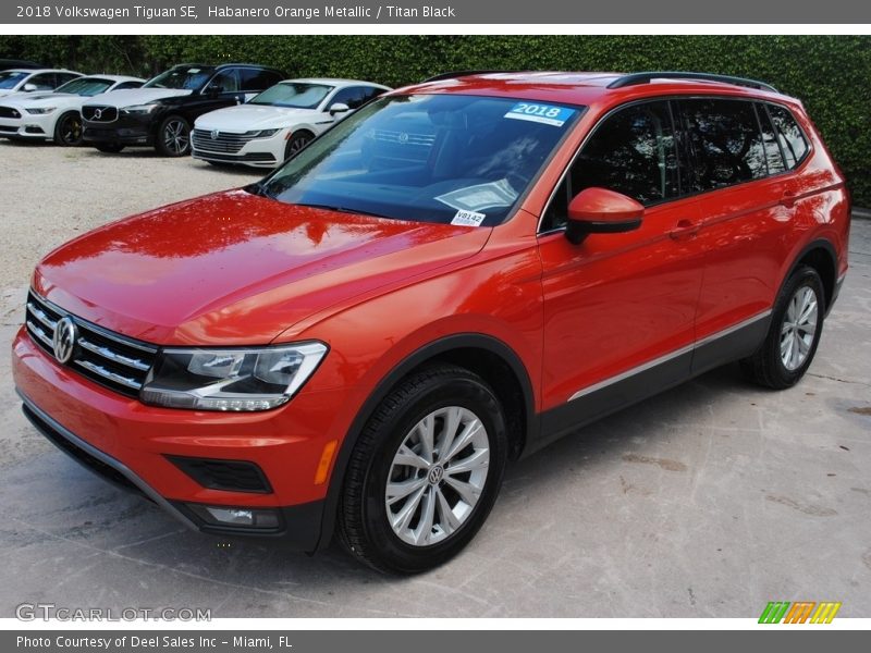  2018 Tiguan SE Habanero Orange Metallic