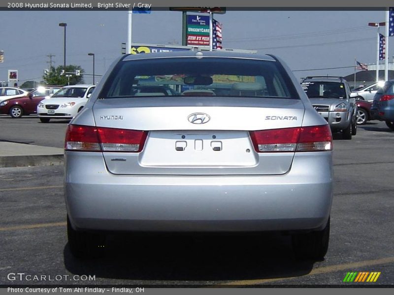 Bright Silver / Gray 2008 Hyundai Sonata Limited