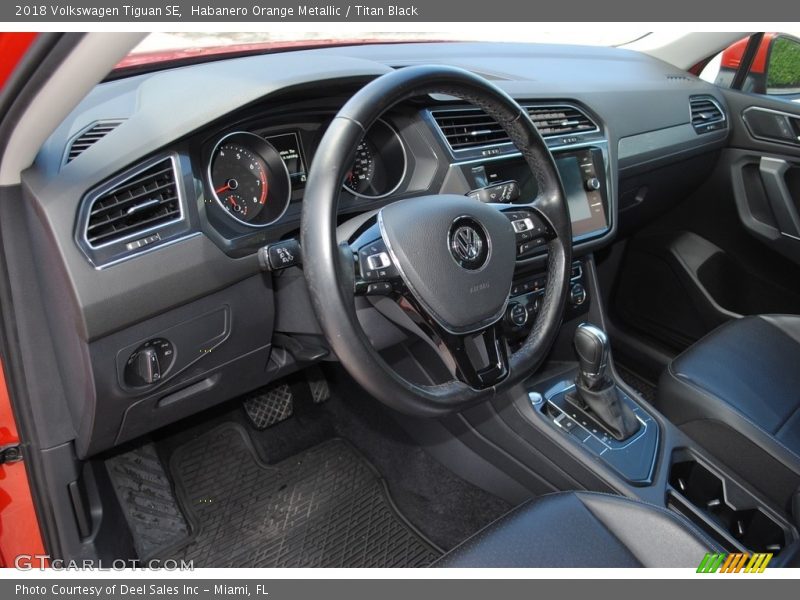 Dashboard of 2018 Tiguan SE