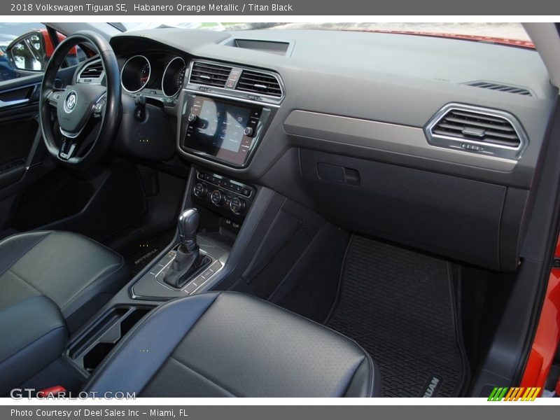 Dashboard of 2018 Tiguan SE