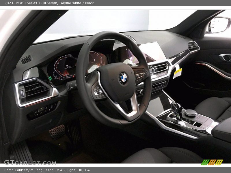 Alpine White / Black 2021 BMW 3 Series 330i Sedan
