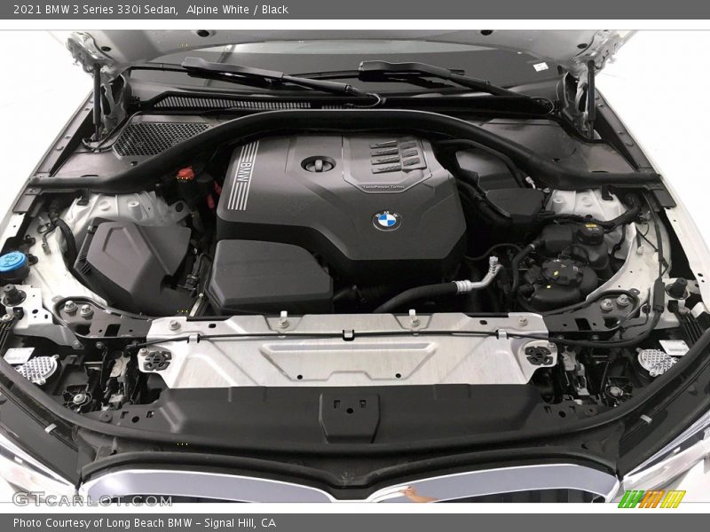 Alpine White / Black 2021 BMW 3 Series 330i Sedan
